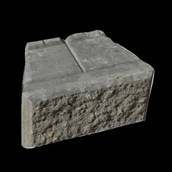 RBR Støttemure^Grå lock-block 15x30x17,5 cm