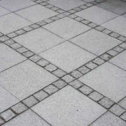 Granit.dk Belægningssten^Granit chaussésten 9x9x4/6 cm grå