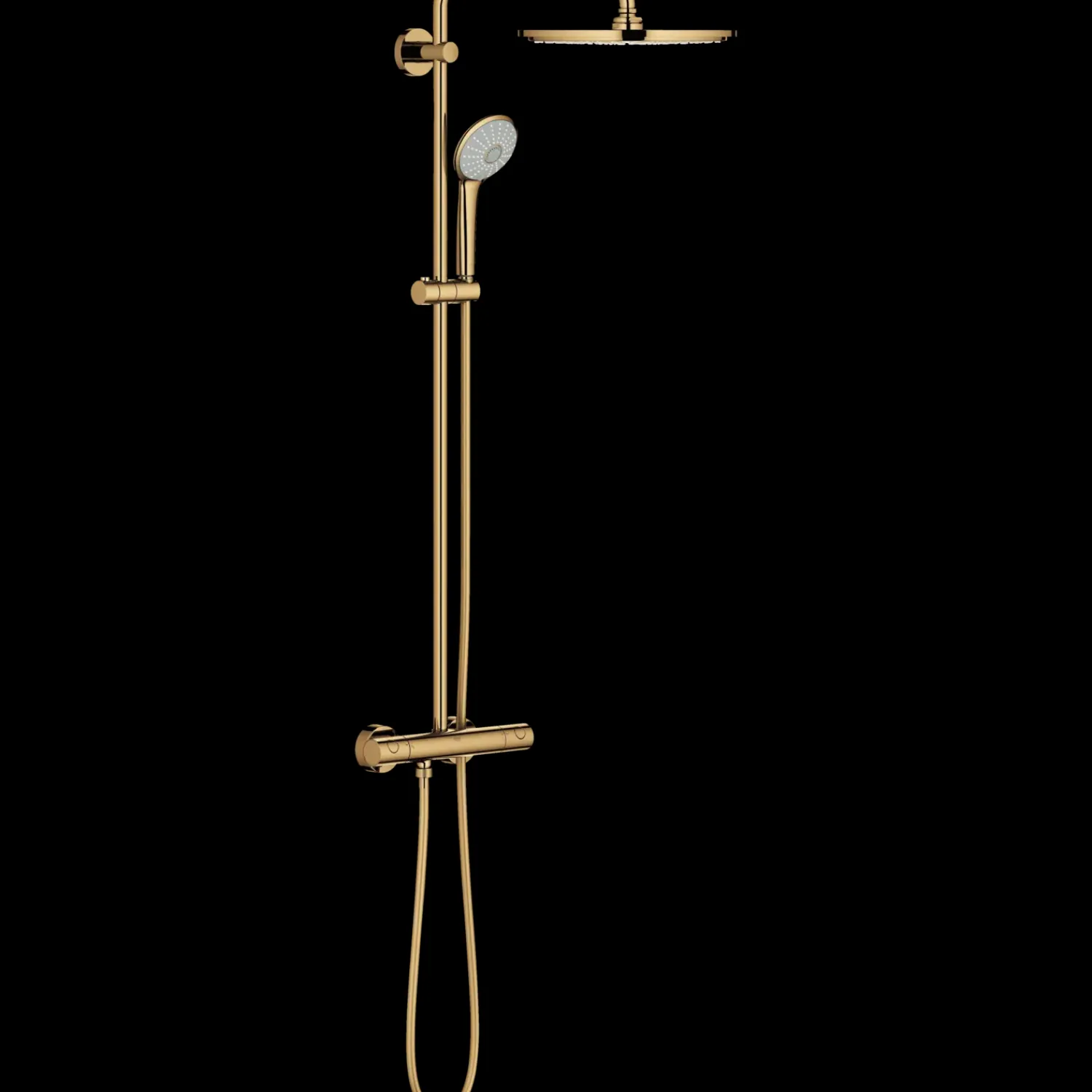 Brusesæt^Grohe Euphoria brusesæt m/termostat poleret guld