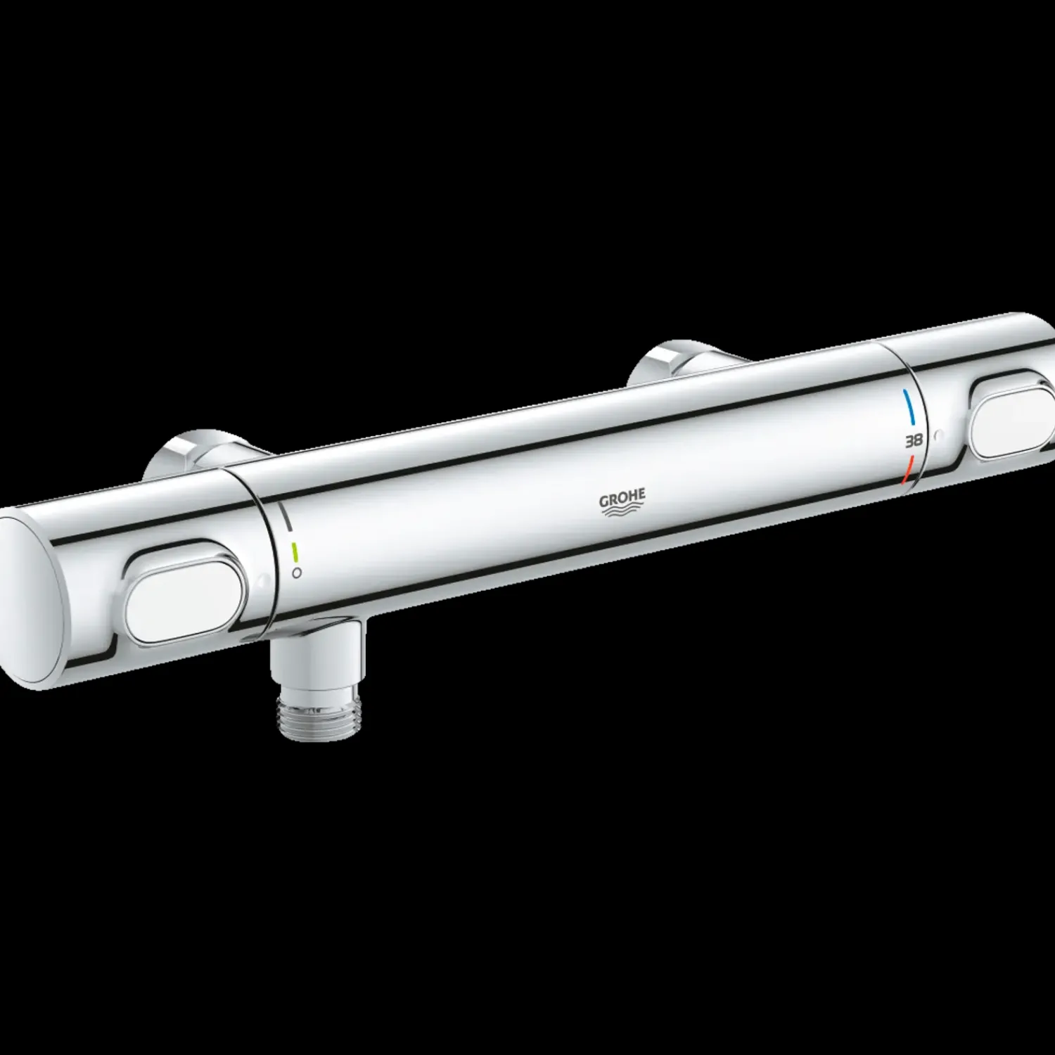 New Grohe precision flow brus udvendig tilslutning 105 mm