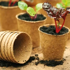 Plantekasser|Planteartikler Og Opbinding^Grow It fiberpotter 8 cm, 12 stk