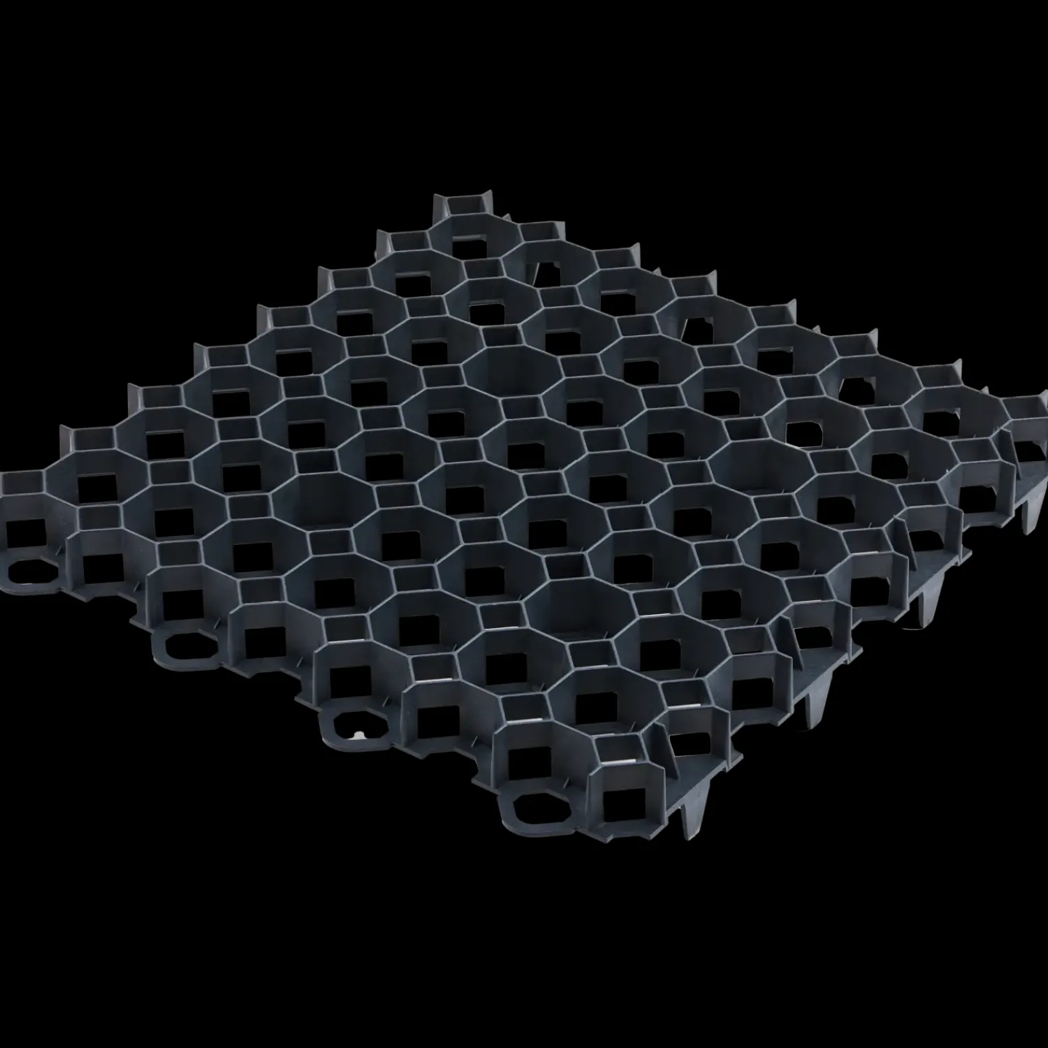 Græsarmering, 47x47x3.6 sort