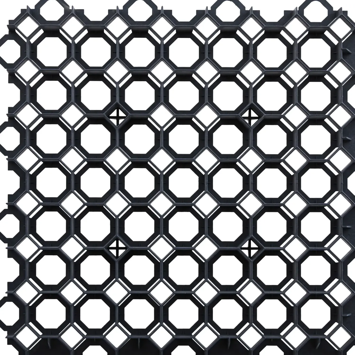 Græsarmering, 47x47x3.6 sort