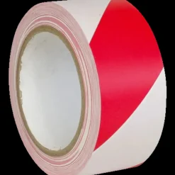 Skridsikker Tape Og Måtter^Gulvmarkeringstape 50 mm x 33 m rød/hvid