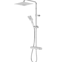 Gustavberg Brusesæt^Gustavsberg skandic square brusesystem med termostat