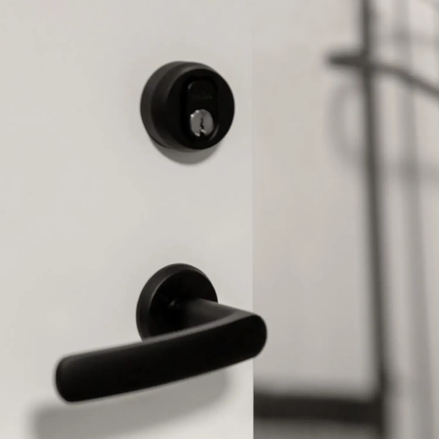 Habo Tilbehør Døre Og Vinduer^dørgreb A2560 sort aluminium