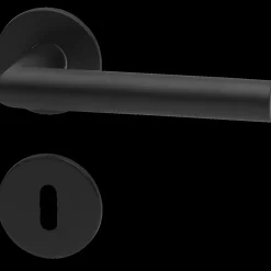 New Habo dørgreb inkl. nøgleskilte sort 19 mm