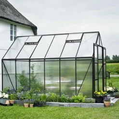 Discount Halls Magnum 128 9,9 m² sort 6 mm poly