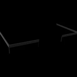 Halls Mellem Drivhuse 4-10 M²|Vægdrivhuse^Qube Lean-To 612 vægdrivhus sort med hærdet glas 7,1 m²