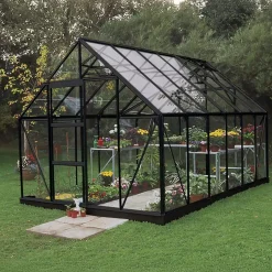 Best Halls Universal 128 9,9 m² sort 3 mm glas