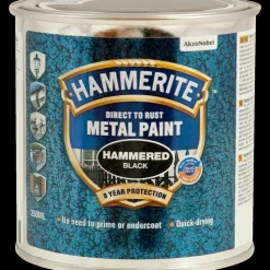 Hammerite Metalmaling^effekt metalmaling sort 250 ml