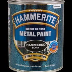 Hammerite Metalmaling^effekt metalmaling sort 250 ml