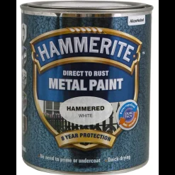 Hammerite Metalmaling^effekt metalmaling hvid 250 ml