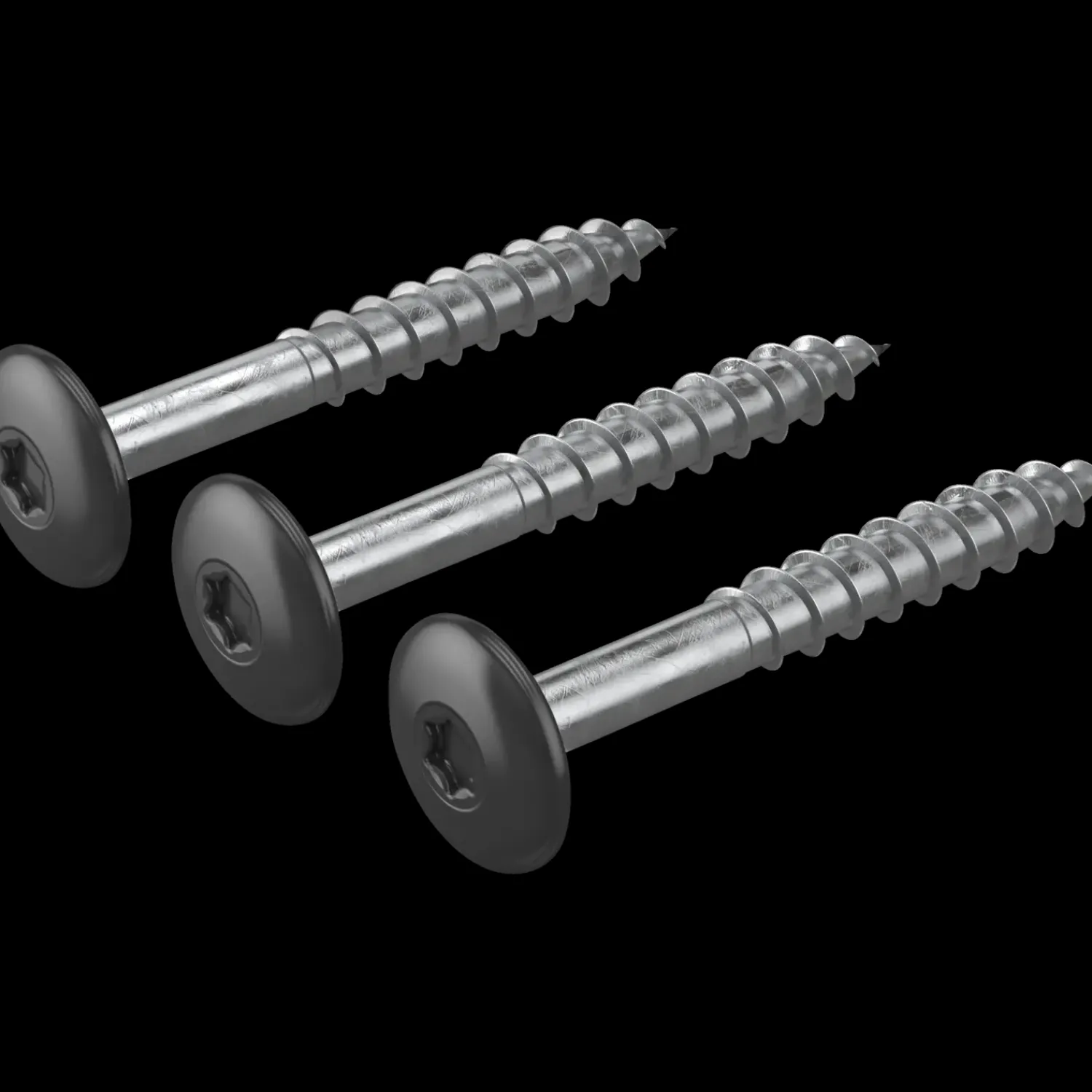 Facadeskruer^Hardie træskrue 4,8x30 mm 250 stk. sort