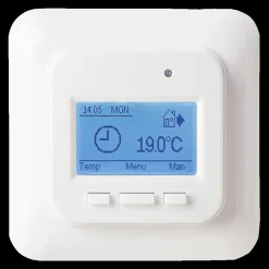 Gulvvarme^Heatcom HC71 termostat hvid