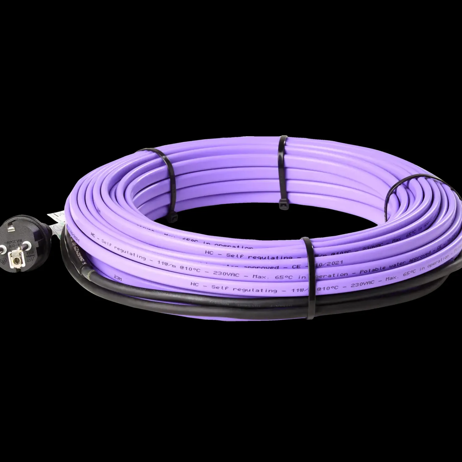 Gadgets Og Elektronik^Heatcom Plug-in varmekabel til frostsikring 11W/m - 1,4 m