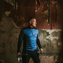 Undertøj^Helly Hansen Baselayer navy/stone blue str. XL