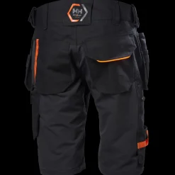 Helly Hansen Arbejdsbukser^Workwear Evolution håndværkershorts med hængelommer sort str. C52