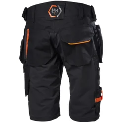 Helly Hansen Arbejdsbukser^Workwear Evolution håndværkershorts med hængelommer sort str. C52