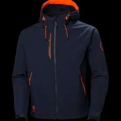 Helly Hansen Jakker Og Veste^HH Workwear Evolution softshell m. hætte navy str. 2XL