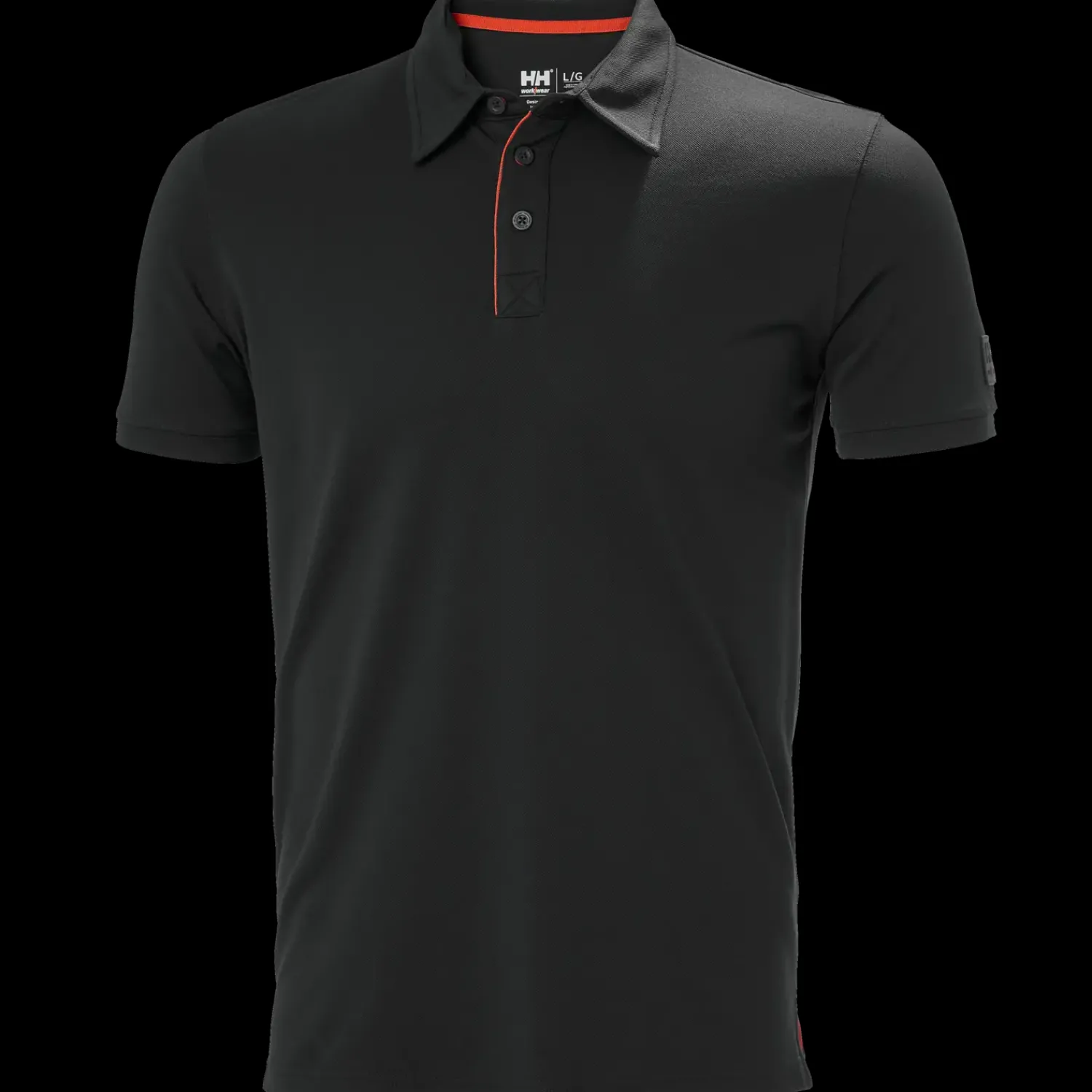 T-Shirts^HH workwear polo sort str. 2XL