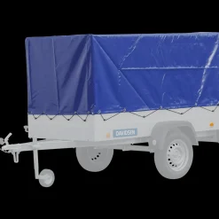 Høj presenning inkl. stativ til Davidsen trailer 202