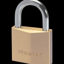 Online Peder Nielsen Hængelås m/6 stifter og nøgler 50 mm messing