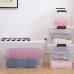 Opbevaringskasser|Tilbehør Til Kontor Og Værksted^Home box med håndtag 86 L