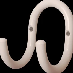 Home It® Special Beslag^Home>it A3 frakkekrog dobbelt Ø10 mm hvid