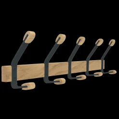 Home It® Special Beslag^Home>it knagerække m/5 knager sort