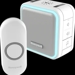Discount Honeywell trådløs dørklokke med 6 toner, 84 DB med halo hvid