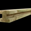 Frøslev træ Stolper Og Hegnspæle^H-stolpe trykimprægneret 97x97 mm længde 2,7 m