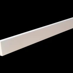 Hornbæk Trævarefabrik Forkantlister^HT 38H fyr forkantliste 1 rund kant hvid 9x33x3000 mm