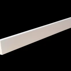 Hornbæk Trævarefabrik Forkantlister^HT 39H fyr forkantliste 1 rund kant hvid 9x43x3000 mm