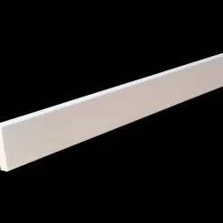 Clearance Hornbæk Trævarefabrik HT 37H fyr forkantliste 1 rund kant hvid 9x27x3000 mm