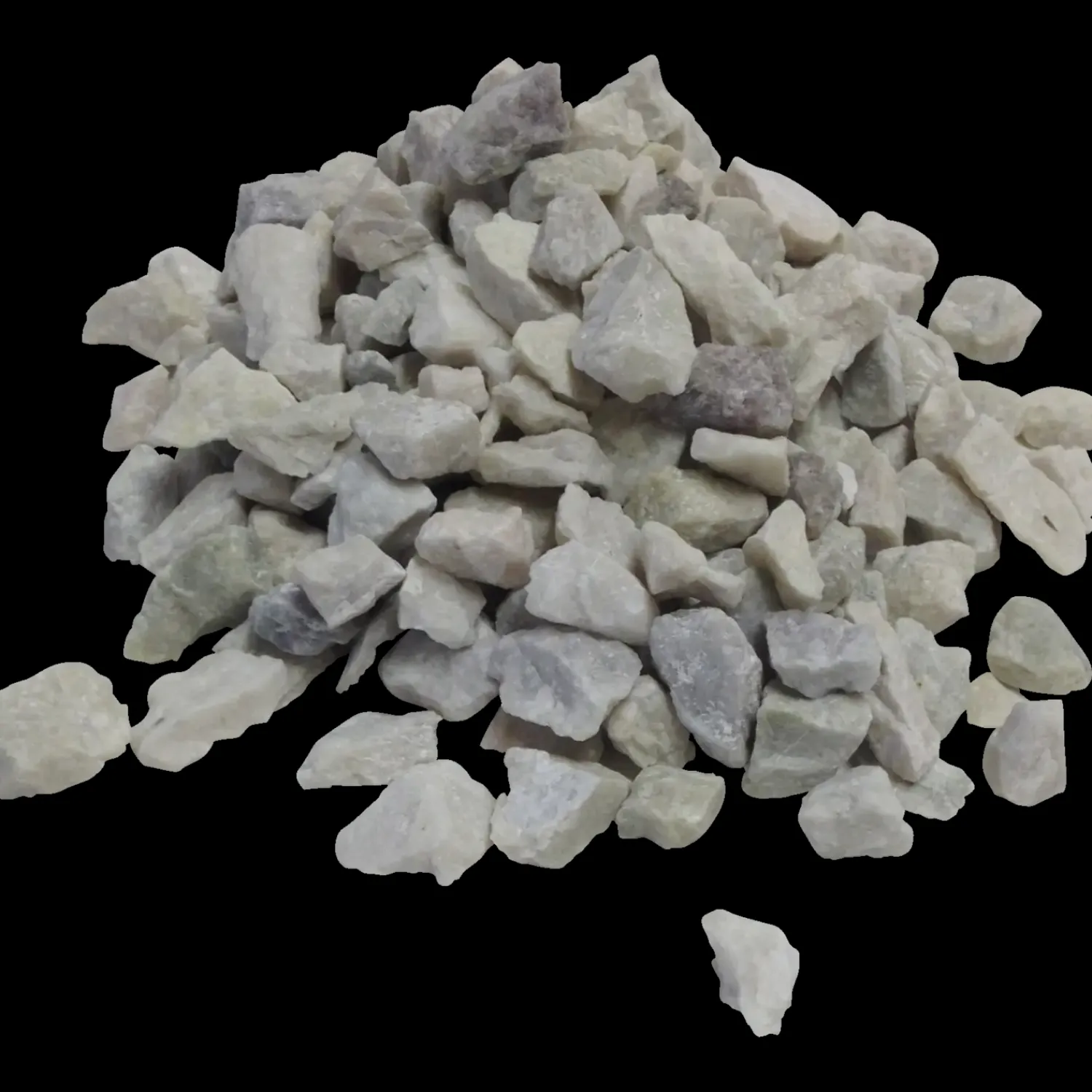 Discount Granit.dk Hvide granitskærver 8/11 mm BigBag á 1000 kg