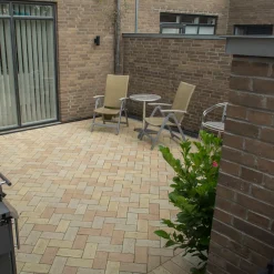 Hot IBF Betonklinke M23, 11,5x23x6,5 cm gul teglmix