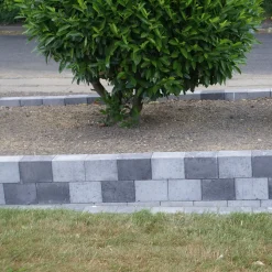 IBF Kantsten^Bondesten kantblok 14x21x14 cm, antracit