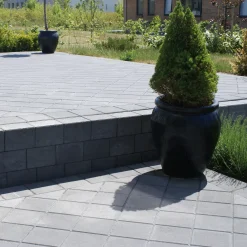 IBF Kantsten^Bondesten kantblok 14x21x14 cm, antracit