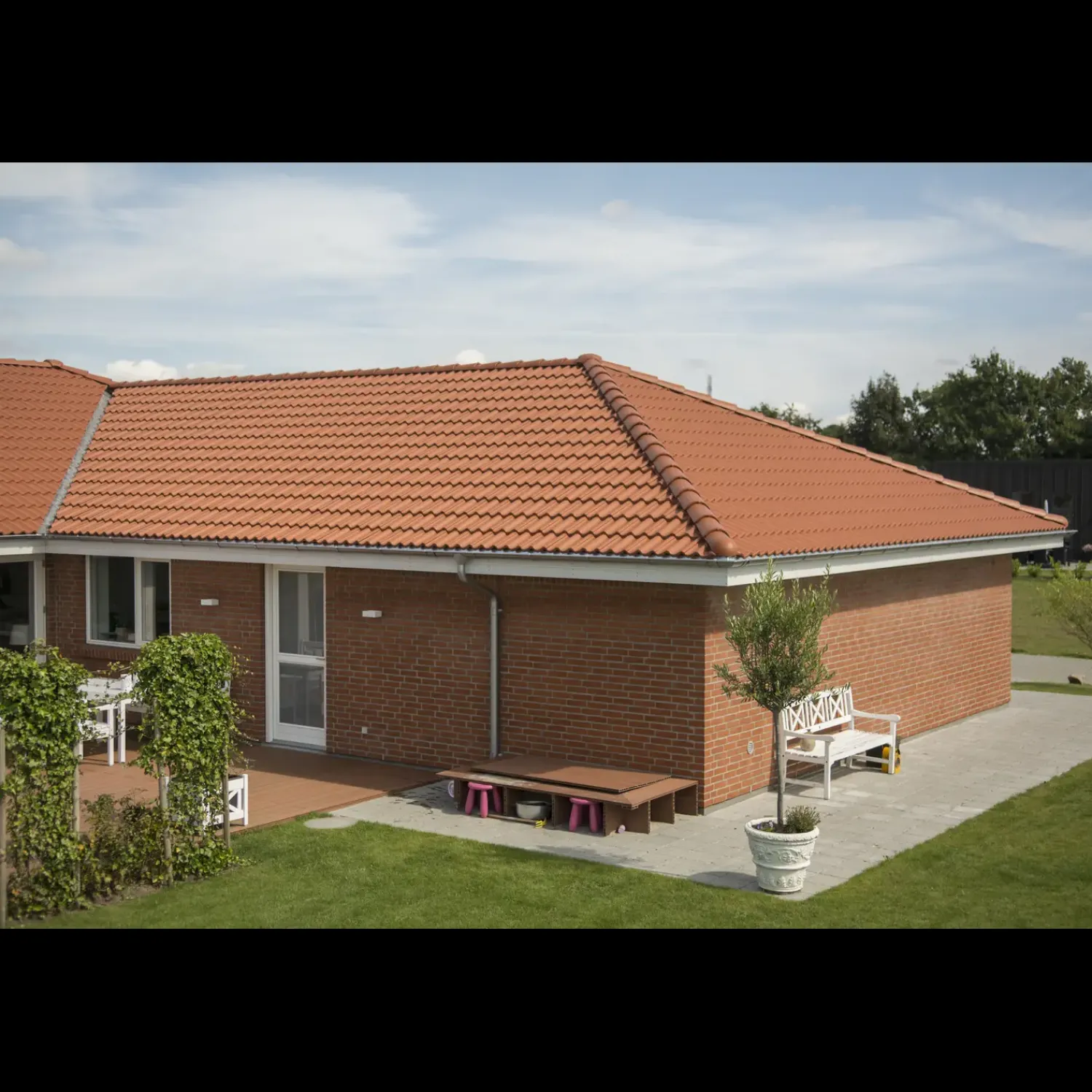 Best IBF Dobbelt-S Normal Tagsten, 420X332 Mm, Teglrød.