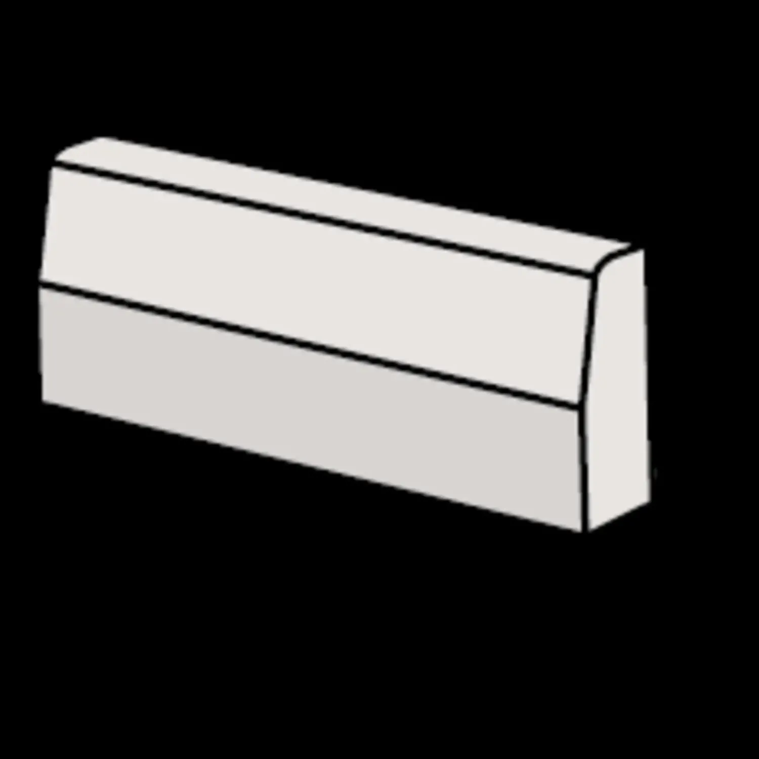 Sale IBF havekantsten m. skrå forkant, 6x25x50 cm