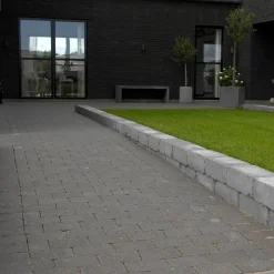 Belægningssten^IBF Holmegaardsten®, Halve, 10x10,5x7 cm, antracit