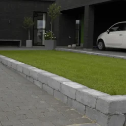 IBF Holmegaardsten®, halve, 14x10,5x5 cm, grå