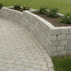 IBF Kantsten^Holmegaardsten kantblok m. lige kant, 14x21x14 cm, antracit