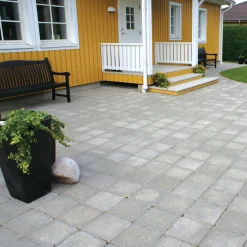 Outlet IBF Holmegaardsten® kvadrat, 28x28x7cm, grå