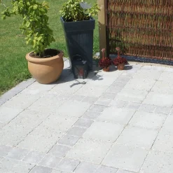 Outlet IBF Holmegaardsten® kvadrat, 28x28x7cm, grå