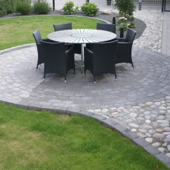 IBF Belægningssten^Holmegaardsten®, Lille Cirkelsten, 14x9x5,5 cm, antracit