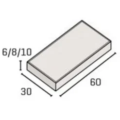 Online IBF Modulflise 30x30x5 cm, antracit