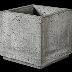 IBF Krukker Og Lanterner^Plantekummer med bund grå 40x40