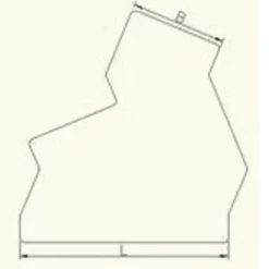 IBF Belægningssten^SF®-Sten randsten grå 8cm